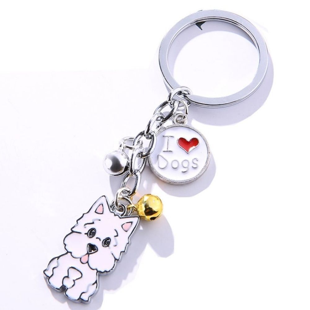 West Highland Terrier Keychain
